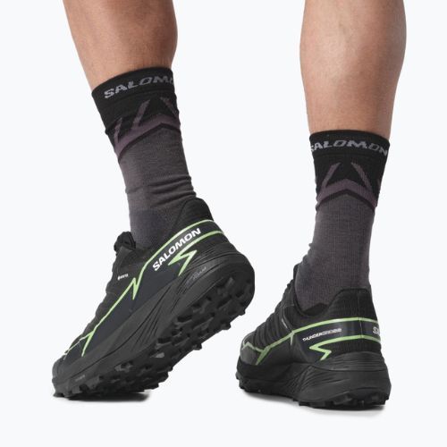 Salomon Thundercross GTX férfi futócipő fekete/zöld gekkó/fekete