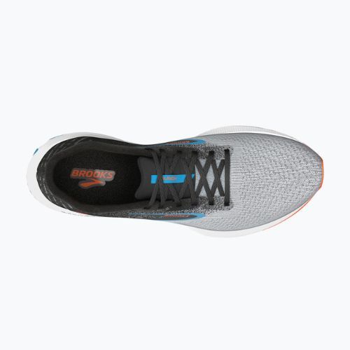 Brooks Launch 10 férfi futócipő fekete/atomic blue/skarlát ibis