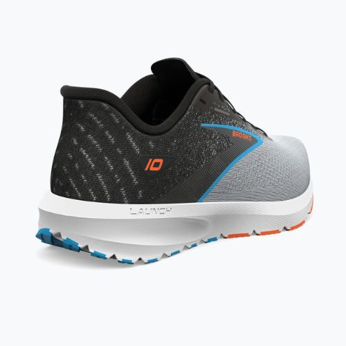 Brooks Launch 10 férfi futócipő fekete/atomic blue/skarlát ibis