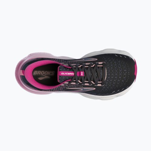 Női futócipő Brooks Glycerin 20 fekete/fukszia/vászon