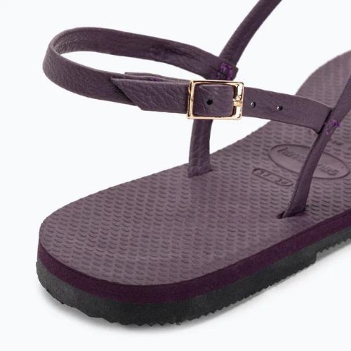 Női Havaianas You Riviera szandálok lila/fekete/arany