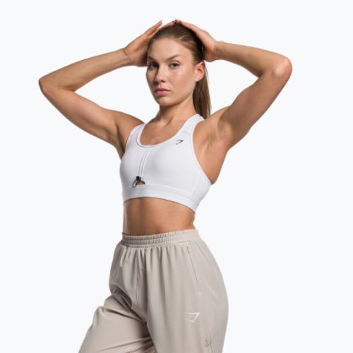 Gymshark Pulse Sports sportmelltartó fehér