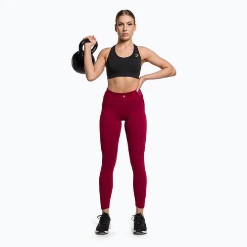 Gymshark Vital Seamless Sport fekete/marl fitnesz melltartó