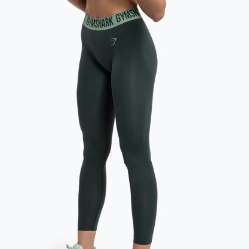 Női edző leggings Gymshark Fit obszidián zöld