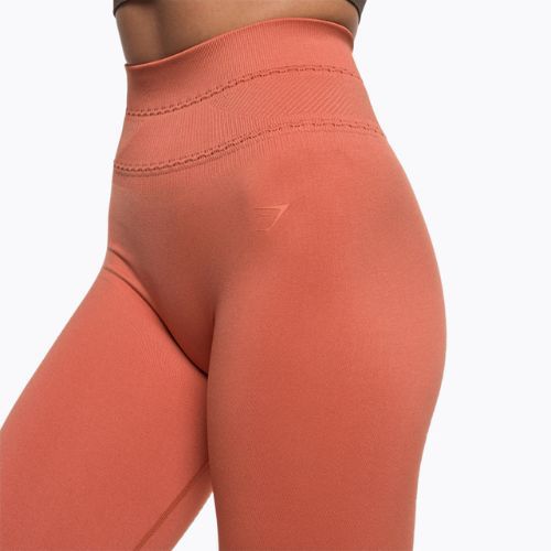 Női edző leggings Gymshark Studio föld narancssárga