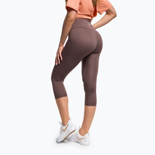 Női Gymshark edző leggings 7/8 penny barna