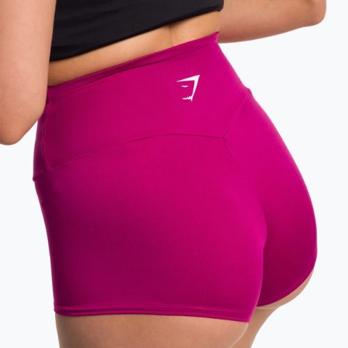 Női Gymshark edző rövidnadrág bogyó rózsaszínű