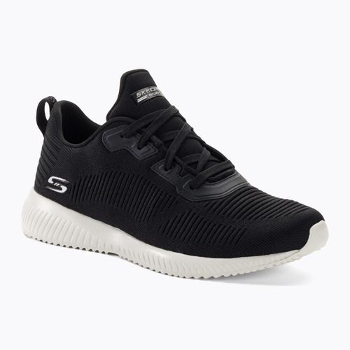 Női SKECHERS Bobs Squad Tough Talk tornacipő fekete