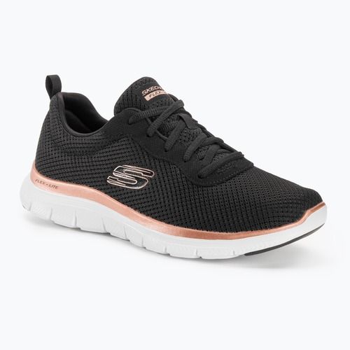 Női edzőcipő SKECHERS Flex Appeal 4.0 Brilliant View fekete/rózsa arany