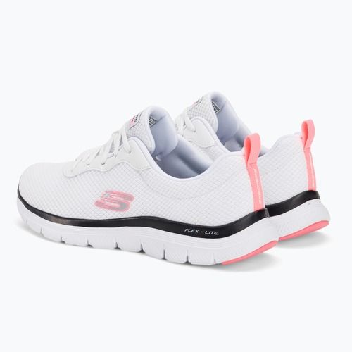 Női edzőcipő SKECHERS Flex Appeal 4.0 Brilliant View fehér/rózsaszín