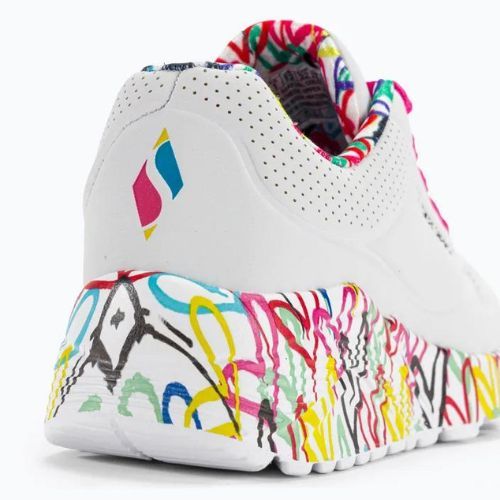 SKECHERS Uno Lite Lovely Luv fehér/multi gyermek tornacipő