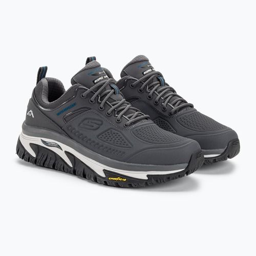 Férfi túracipő SKECHERS Arch Fit Road Walker Recon charcoal