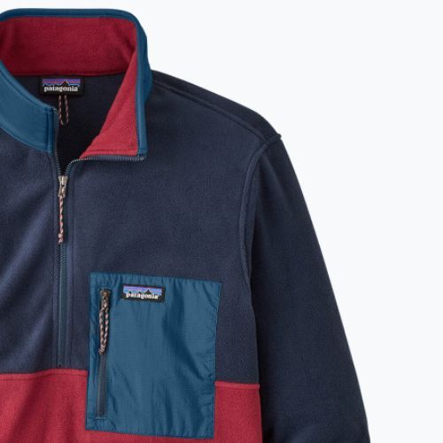 Férfi Patagonia Microdini 1/2 Zip P/O fleece pulóver wax piros