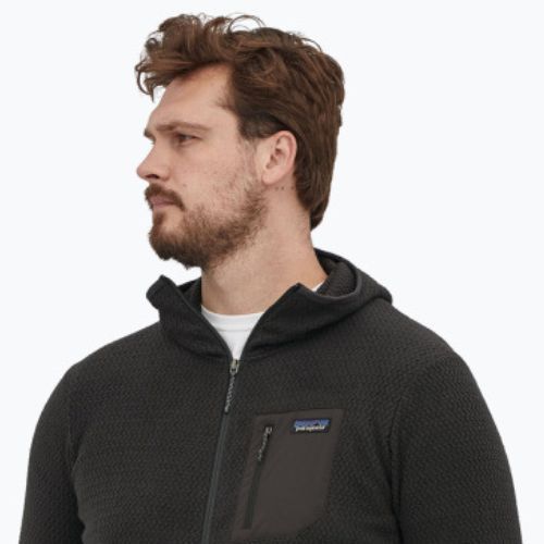 Férfi Patagonia R1 Air Full-Zip fleece melegítőfelső fekete