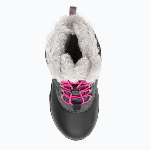 Columbia Rope Tow III WP Girl gyermek hócipő sötétszürke/hő rózsaszínű