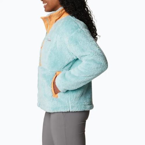 Columbia Boundless Discovery Sherpa női trekking pulóver aqua haze/sunset peach