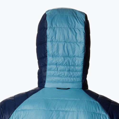 Férfi Columbia Platinum Peak kapucnis pehelypaplan dzseki shasta/collegiate navy