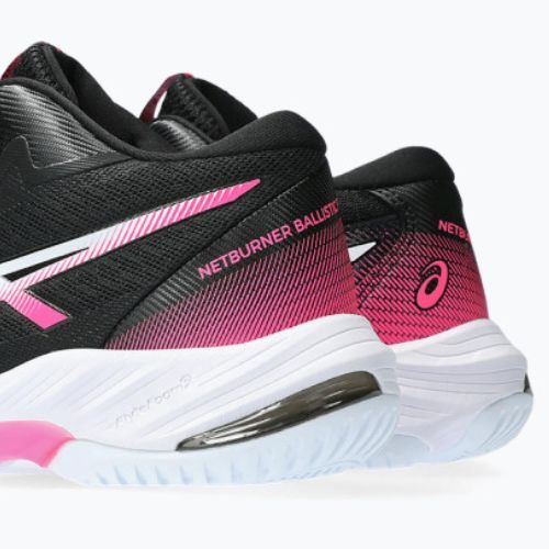ASICS női röplabdacipő Netburner Ballistic FF MT 3 fekete / rózsaszínű