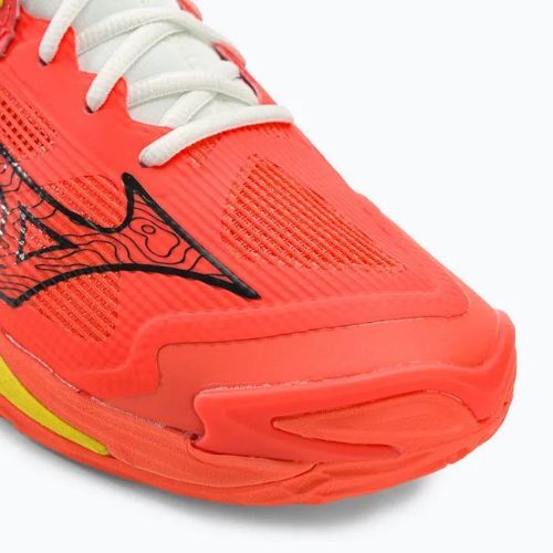 Férfi röplabda cipő Mizuno Wave Momentum 3 neon láng / fekete / bolt2 neon