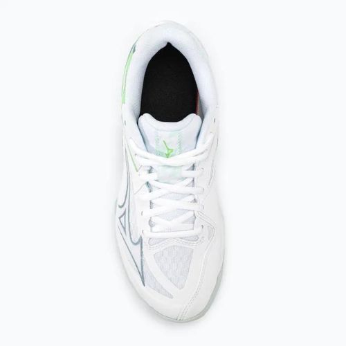 Férfi röplabda cipő Mizuno Thunder Blade Z fehér / g ridge / patina zöld