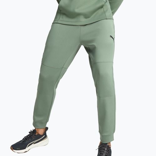 Férfi PUMA Fit Double Knit Jogger edzőnadrág eukaliptusz eucalyptus