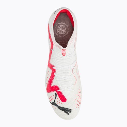 Férfi futballcipő PUMA Future Ultimate Low FG/AG puma fehér/puma fekete/tűz orchidea