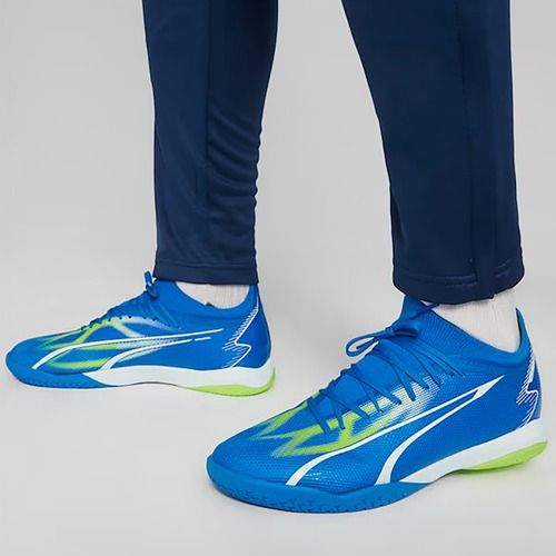 Férfi PUMA Ultra Match IT futballcipő ultra kék/puma fehér/pro zöld