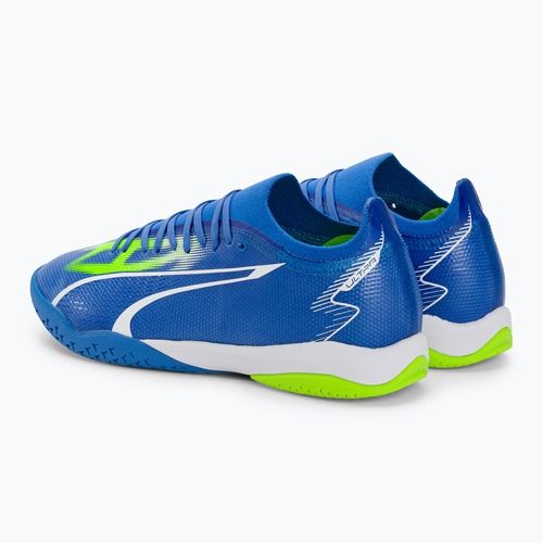 Férfi PUMA Ultra Match IT futballcipő ultra kék/puma fehér/pro zöld
