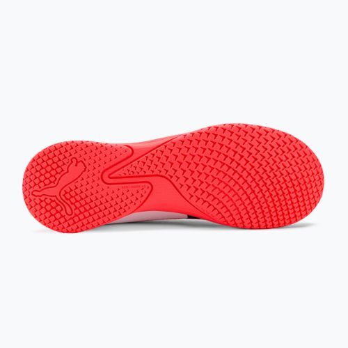 PUMA Ultra Play IT Jr gyermek futballcipő puma fehér/puma fekete/tűz orchidea