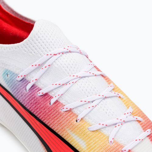 PUMA Ultra Ultimate FG/AG férfi futballcipő puma fehér/fekete/fekete/tűz orchidea