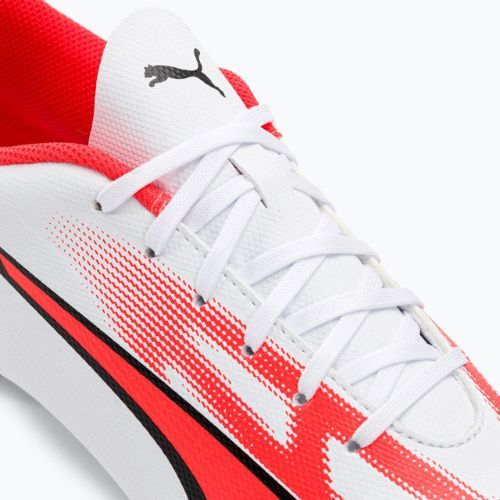 Férfi futballcipő PUMA Ultra Play FG/AG puma fehér/puma fekete/tűz orchidea