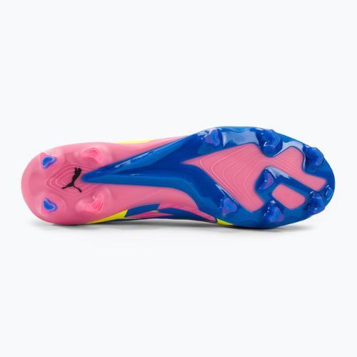Férfi futballcipő PUMA Ultra Ultimate Energy FG/AG világító rózsaszín/ultrakék/sárga riasztás