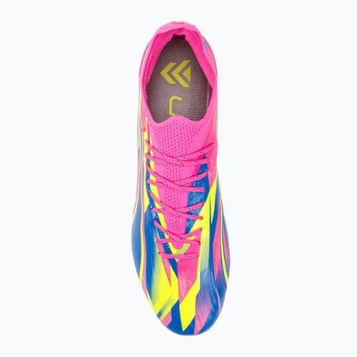 Férfi futballcipő PUMA Ultra Ultimate Energy FG/AG világító rózsaszín/ultrakék/sárga riasztás