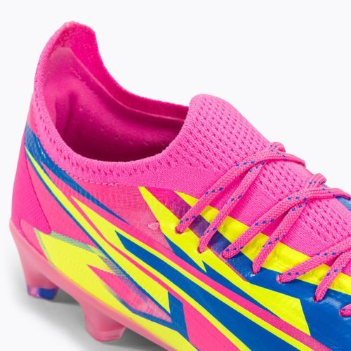 Férfi futballcipő PUMA Ultra Ultimate Energy FG/AG világító rózsaszín/ultrakék/sárga riasztás