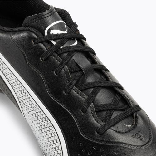 Férfi futballcipő PUMA King Match FG/AG puma fekete/puma fehér