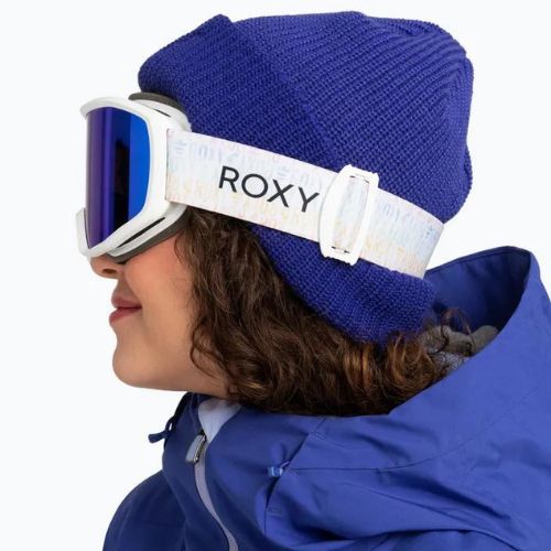 Női snowboard szemüveg ROXY Izzy sapin fehér/kék ml