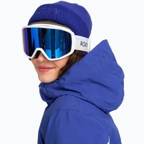 Női snowboard szemüveg ROXY Izzy sapin fehér/kék ml