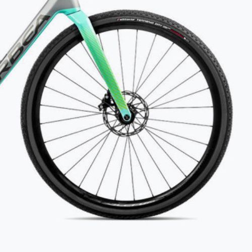 Orbea Terra M31e Team 1X 2023 kő ezüst/jégzöld gravel kerékpár