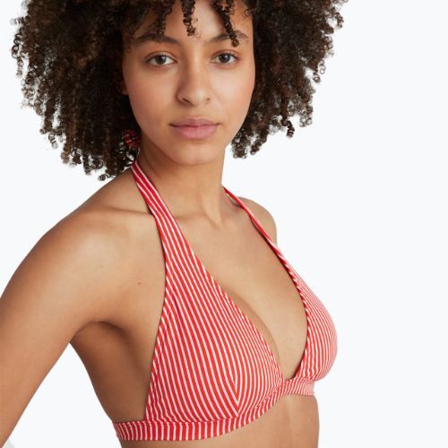 Női kétrészes fürdőruha O'Neill Marga Cruz Bikini piros egyszerű csíkozású bikini
