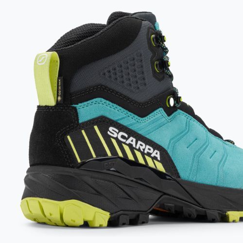 Női túrabakancs SCARPA Rush TRK GTX kerámia/napsütötte lime