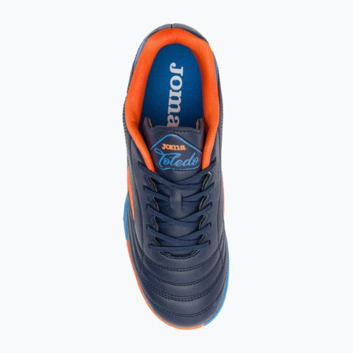 Gyermek focicipő Joma Toledo Jr TF navy/narancs színű