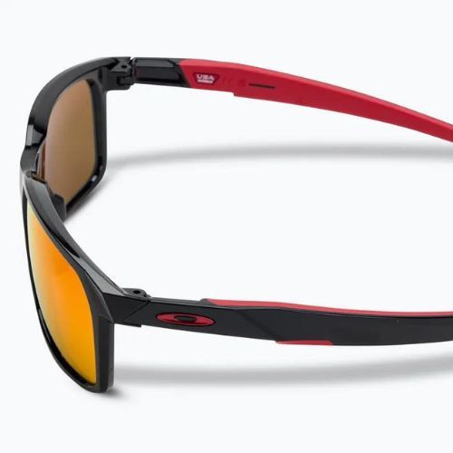 Oakley Portal X polírozott fekete/prizm rubin polarizált napszemüveg