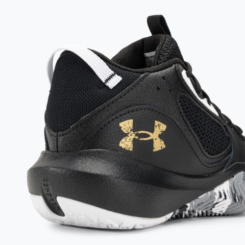 Under Armour Lockdown 6 kosárlabda cipő fekete/fekete/metál arany