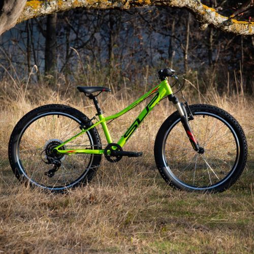Superior RACER XC 24 matt lime/fekete/piros gyermek kerékpár