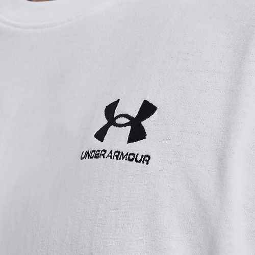 Férfi Under Armour Logo Emb Heavyweight póló fehér/fekete