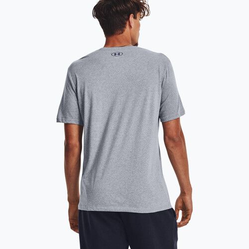 Férfi Under Armour Big Logo póló Fill steel light heather/fekete/royal