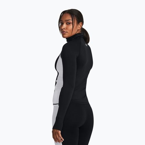 Női Under Armour Train CW Funnel Neck pulóver fekete/lime sárga/fehér