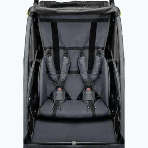 Qeridoo Qupa 2 lime kerékpár utánfutó