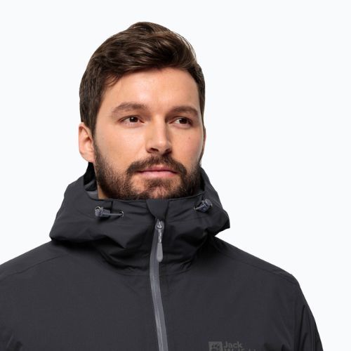 Jack Wolfskin férfi esőkabát Wisper Ins fekete