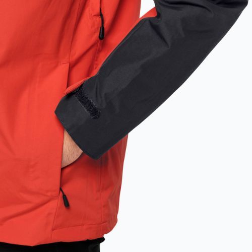 Jack Wolfskin férfi Jasper 3in1 erős piros esőkabát